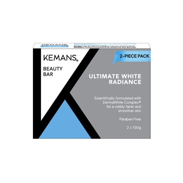 Kemans Ultimate White Radiance Beauty Bar 2-Piece Pack